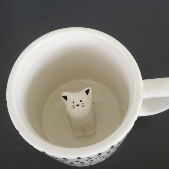 Cat Mom Cup coffee tea Mug SEE Pics Inside Mug! Benefits Pet fostering/a… - Picture 4 of 4